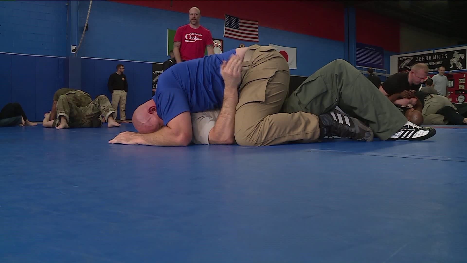 Officers go to the mat for survival course