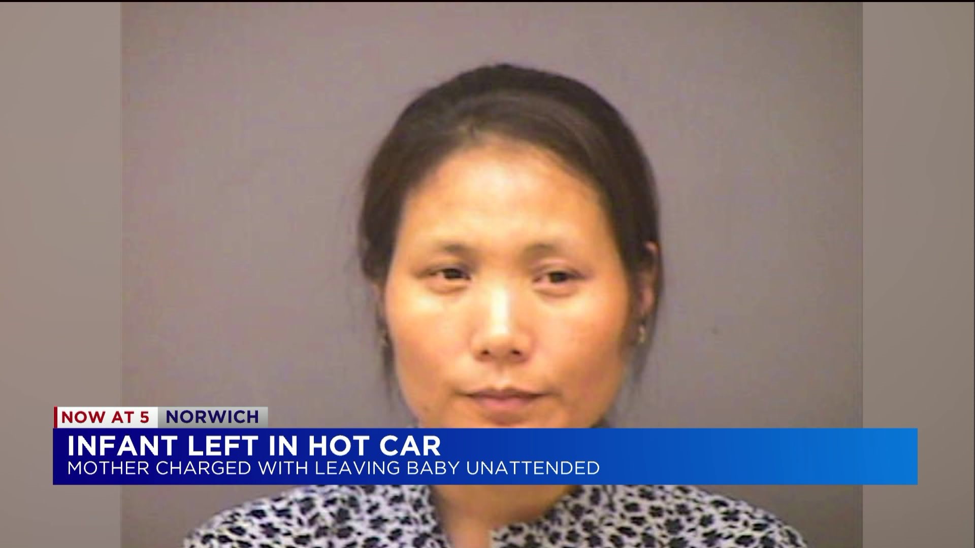 Mother arrested for leaving 1-year-old in hot car in Norwich