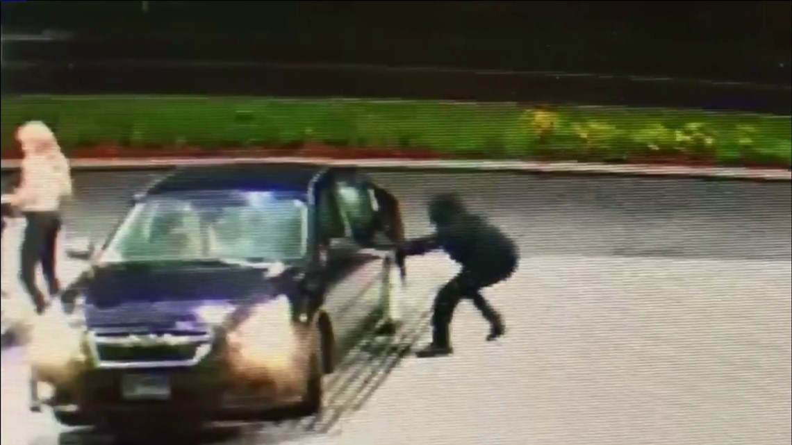 Caught on Camera Car stolen from a woman at Wolcott gas station