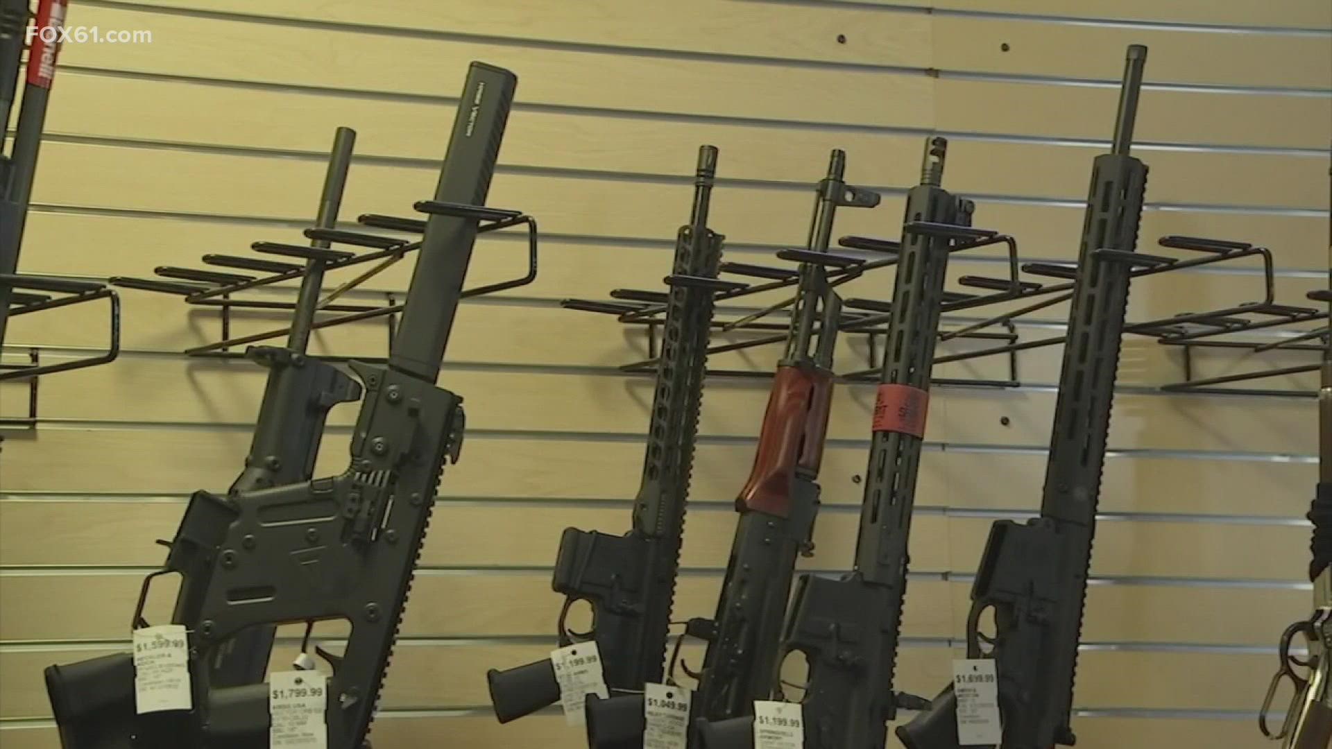 The re-introduced bill would ban the sale, transfer, importation and manufacture of 205 military-style assault weapons across the country.