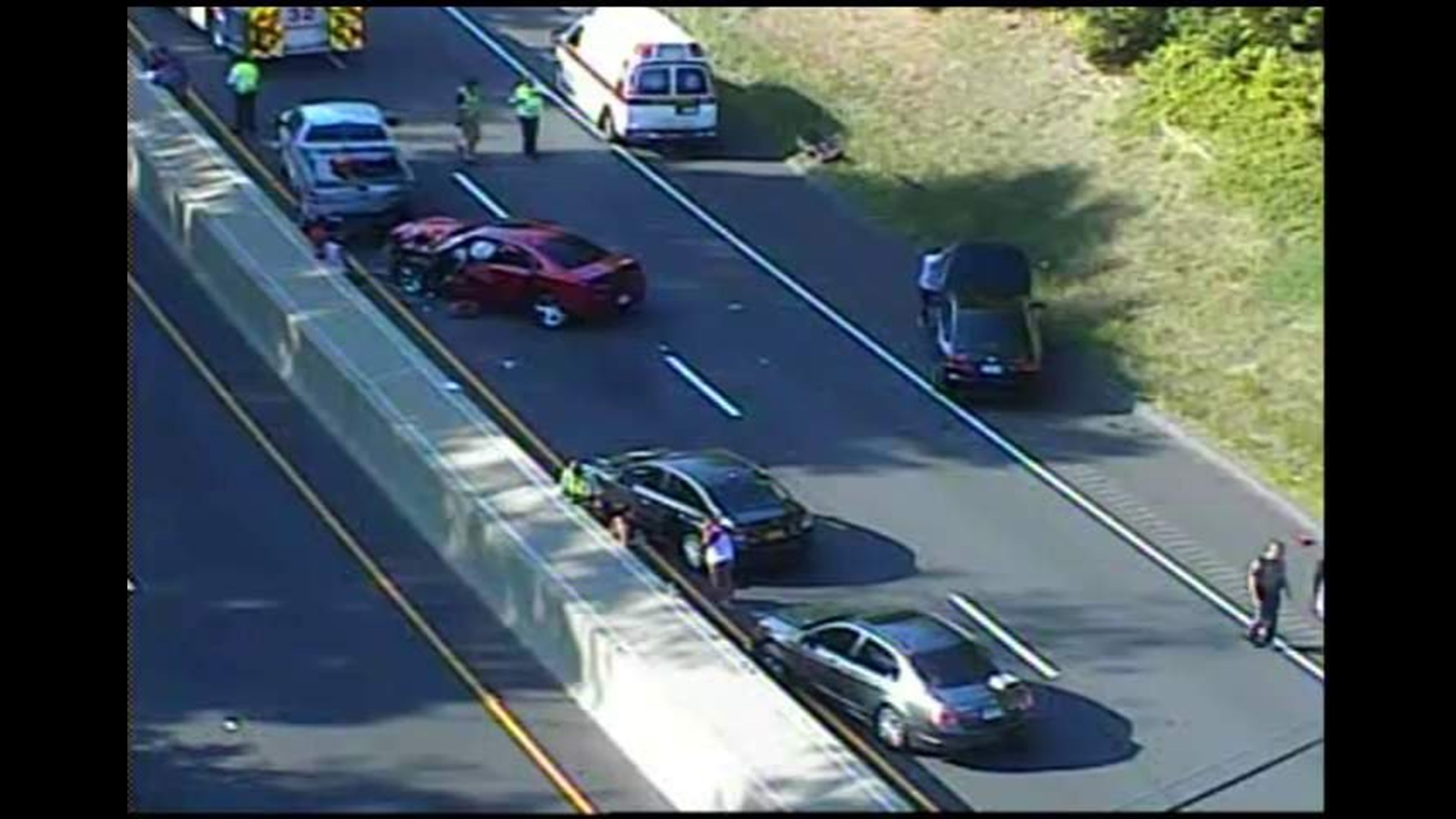 Route 9 northbound reopens in Middletown after multicar crash