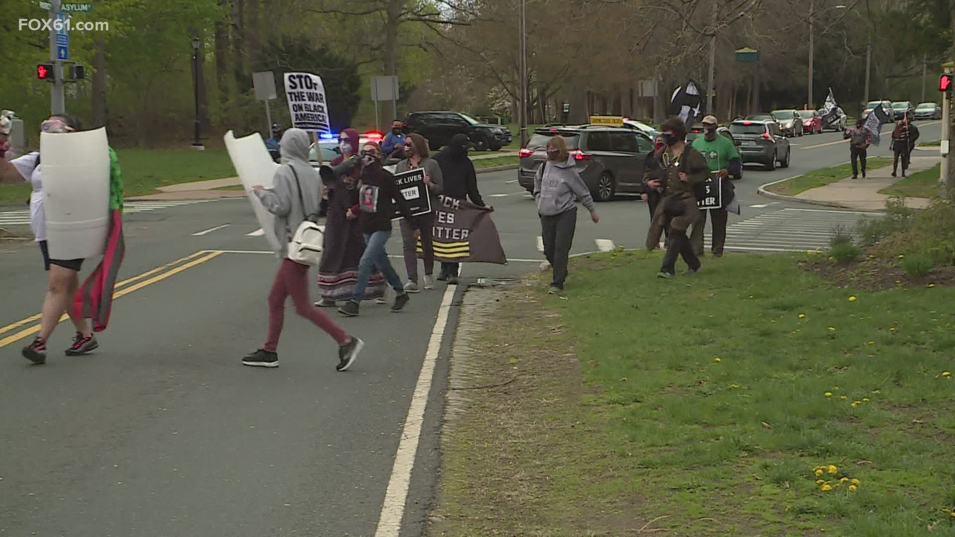 Protesters took to the streets after Derek Chauvin was found guilty on all three counts. They say they want peers in the suburbs to get involved.