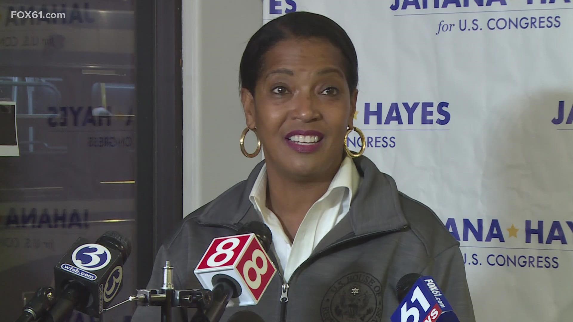 The Associated Press confirmed the victory for Hayes over her opponent George Logan after she'd declared victory.