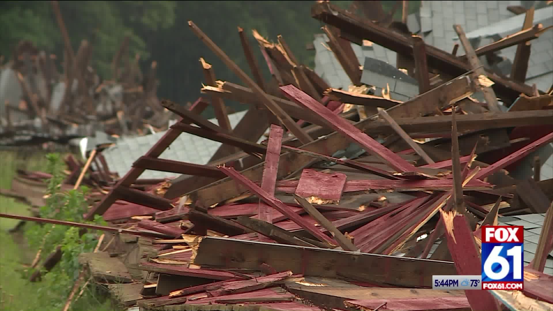 Windsor barns destroyed