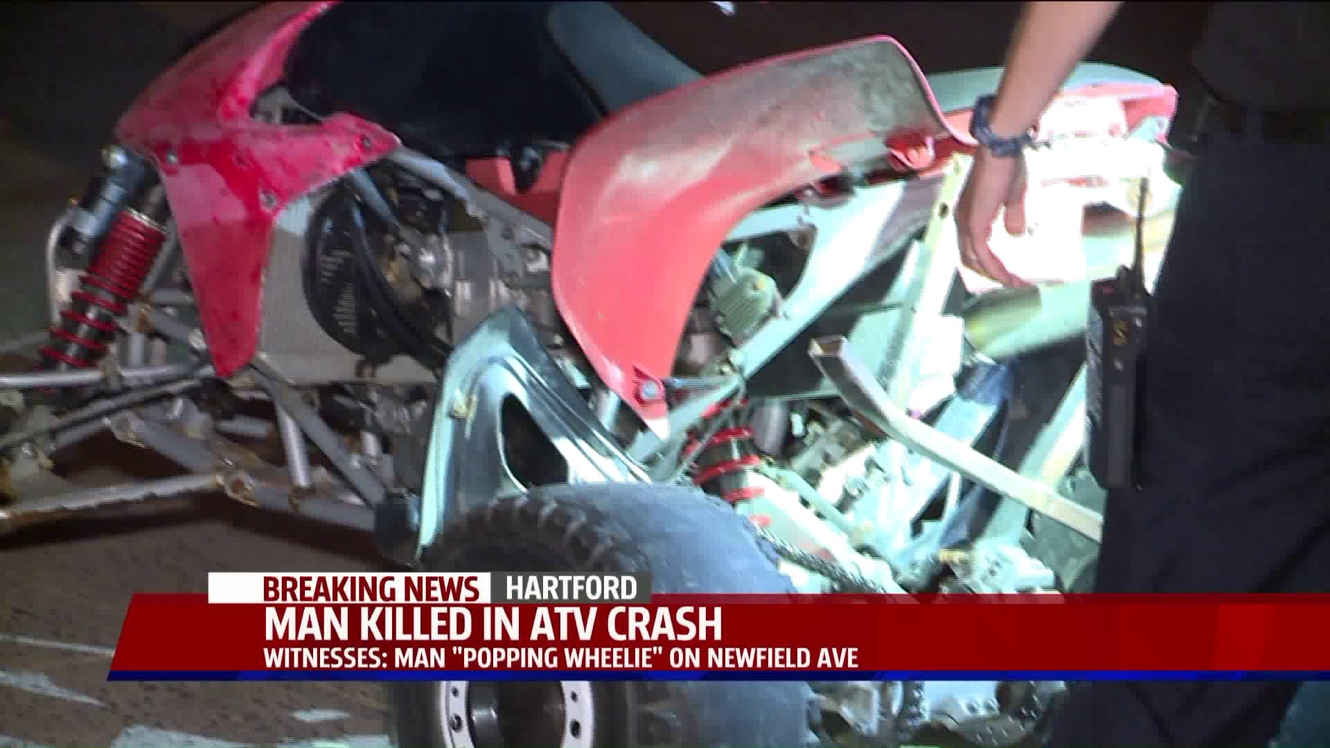 Man killed in ATV crash