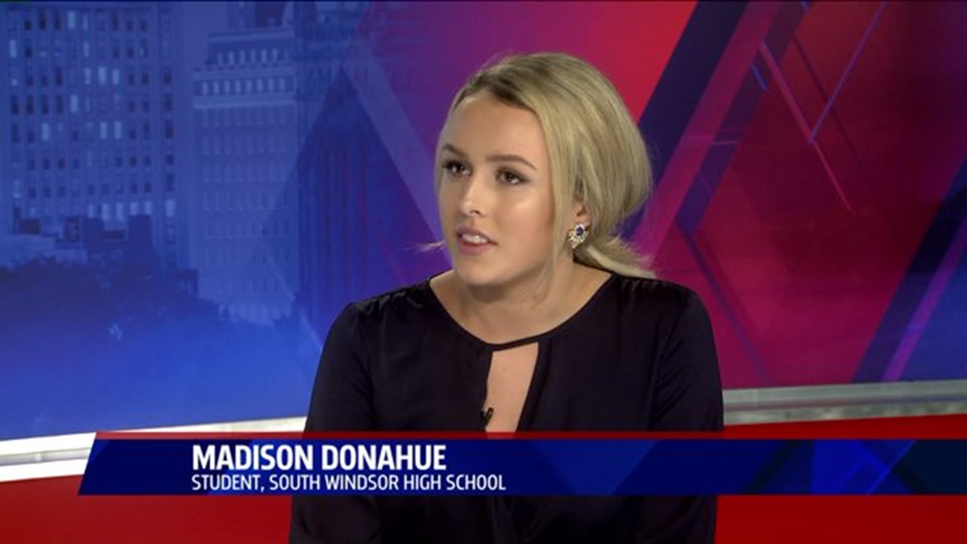 Student News reporter Madison Donahue talks about her project