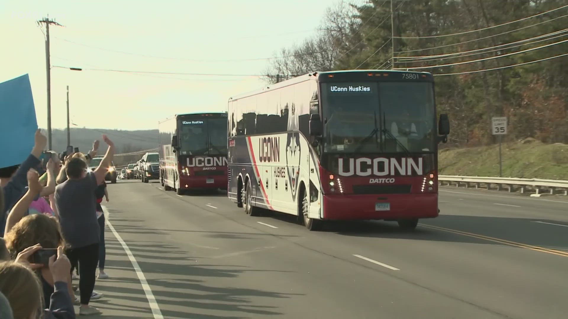 A parade for the UConn men's basketball team will be held in Hartford on Saturday, and students in Storrs are excited to continue the championship celebration.