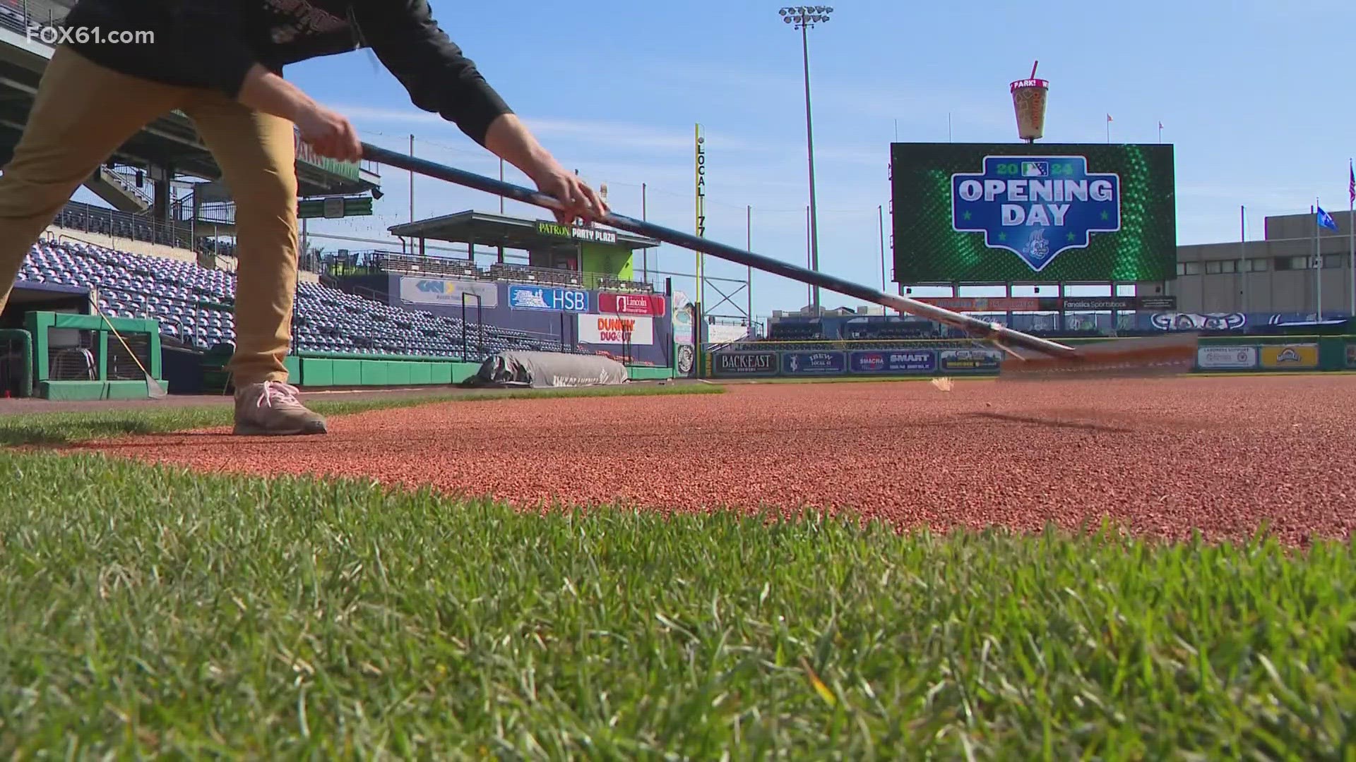 As the Hartford Yard Goats prep for a six-game series with the Bowie Baysox, the Goats Grounds Crew has been at work since the last season ended.