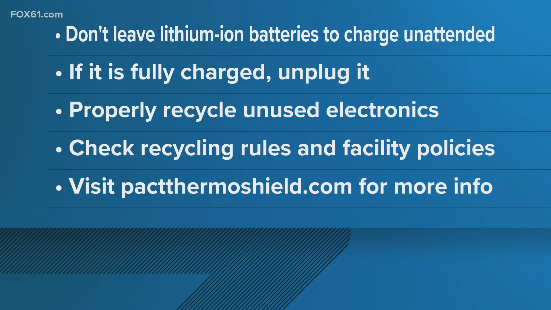 President of Packaging and Crafting Technologies, Roger Port, explains how to properly store electronic devices and dispose of batteries.