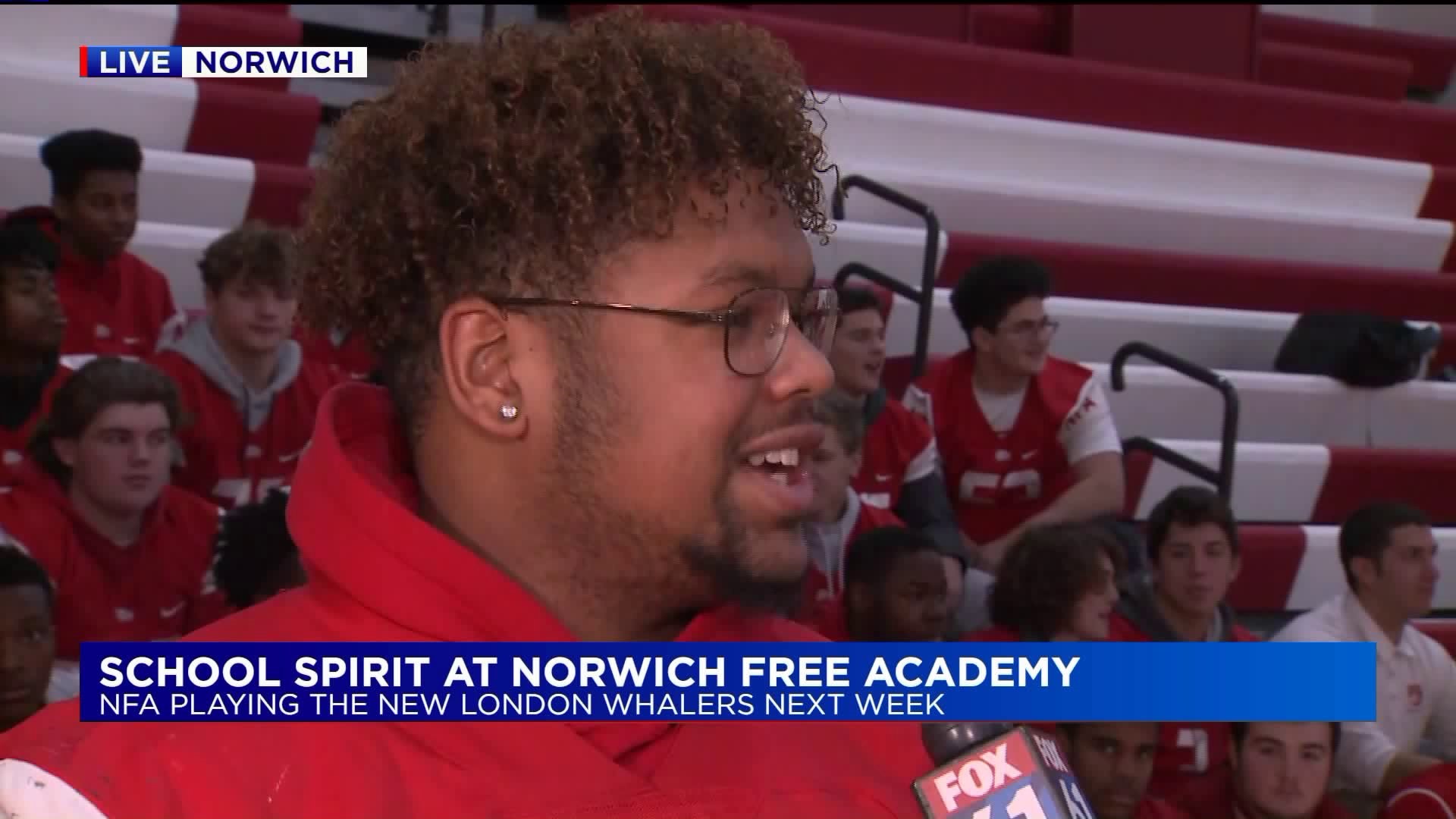 School spirit at Norwich Free Academy