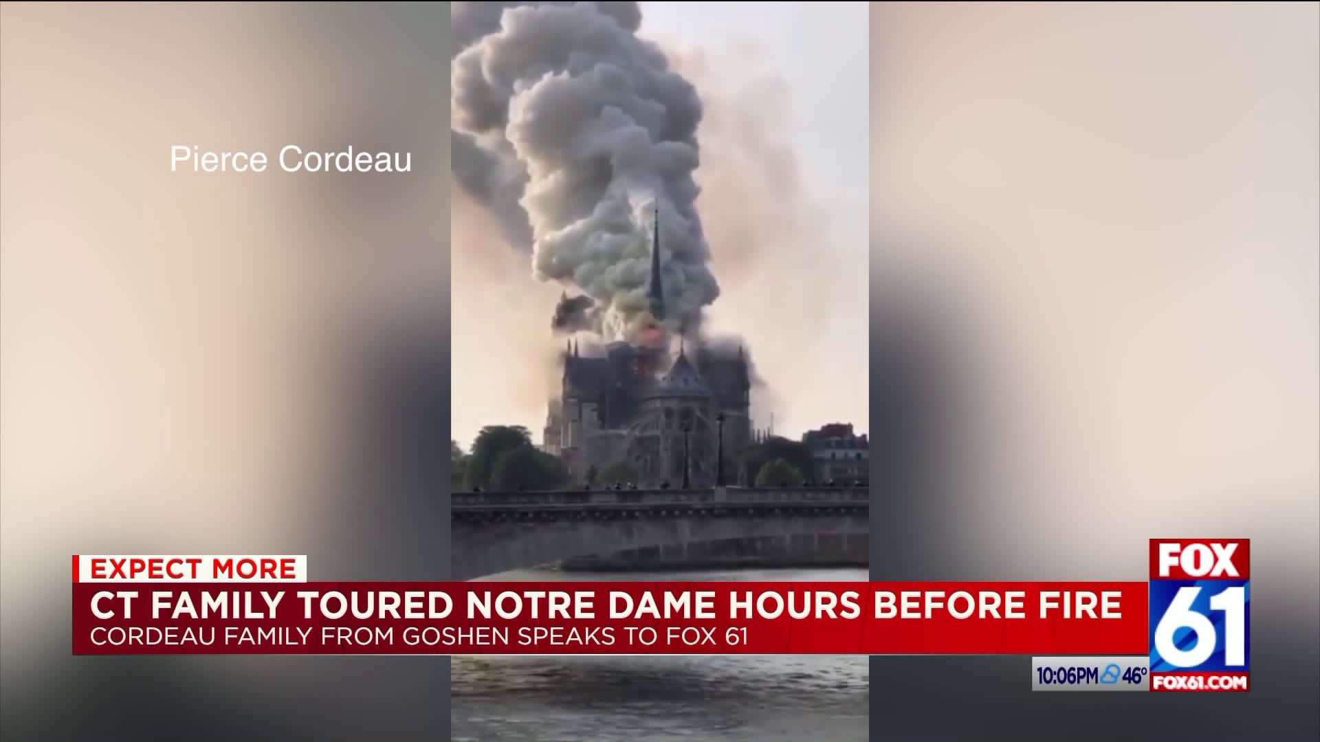 Connecticut family toured Notre Dame Cathedral less than 2 hours before fire