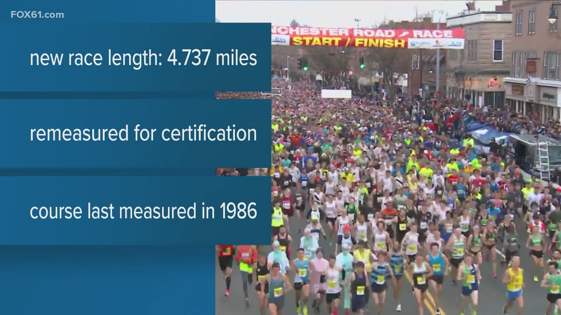 The course used to be 4.748 miles, now it's 4.737 miles.