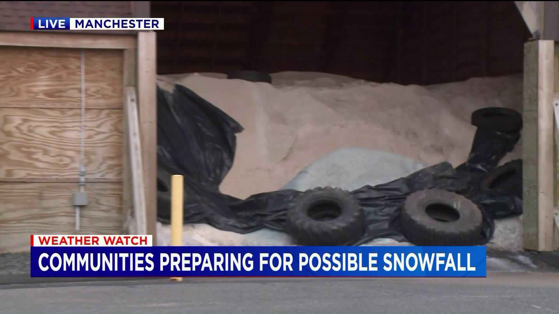 Communities preparing for possible snowfall