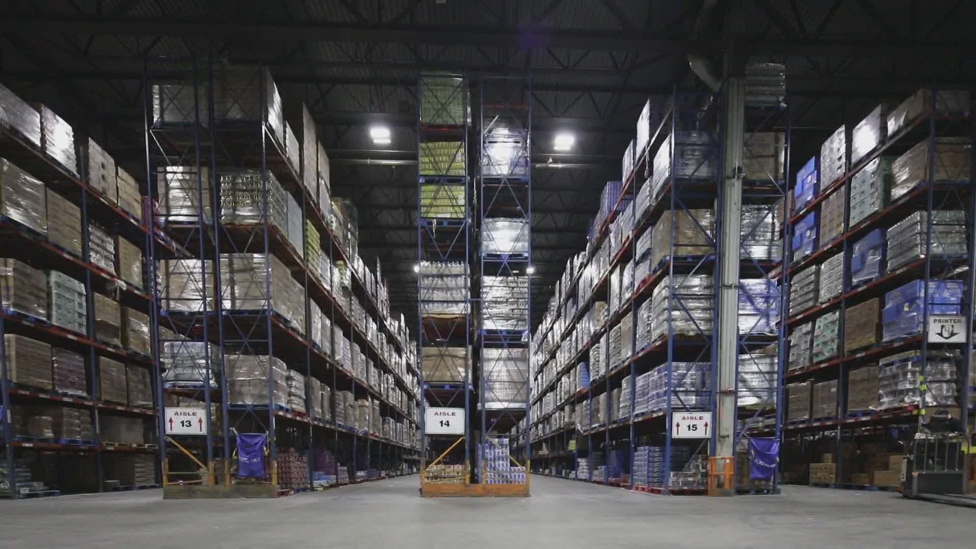 Inside this massive warehouse runs a vital cog in our food supply chain.
