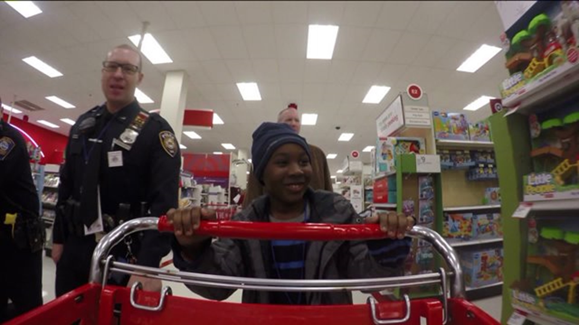 Officers offer kids the chance to shop for the holidays without their parents