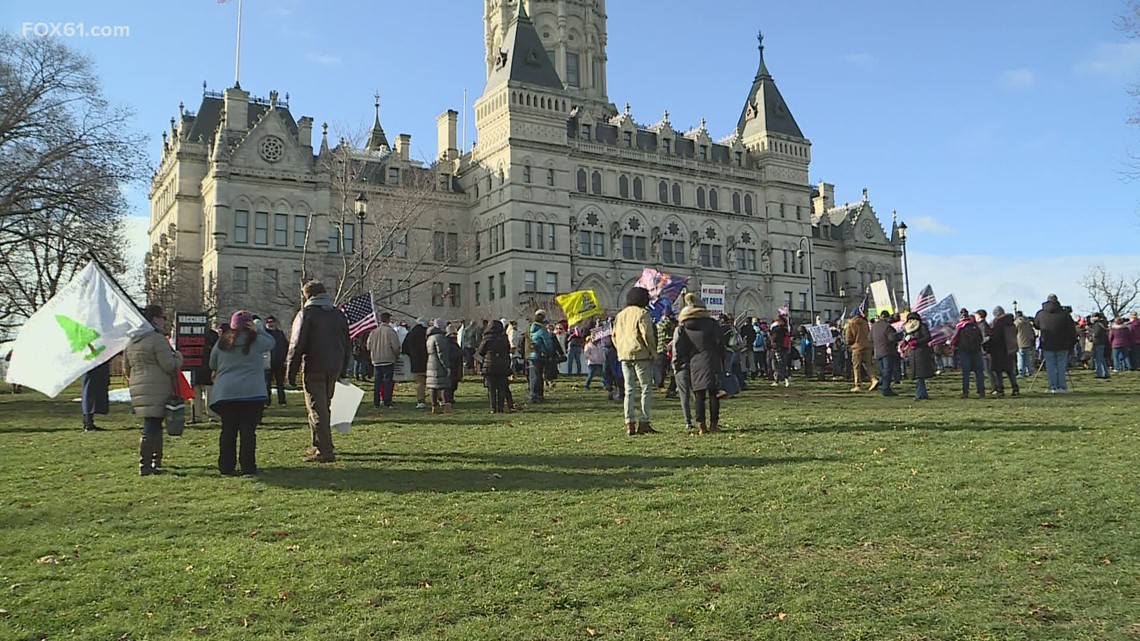 Protests at State Capitol as new session of legislature begins - Vimarsana News