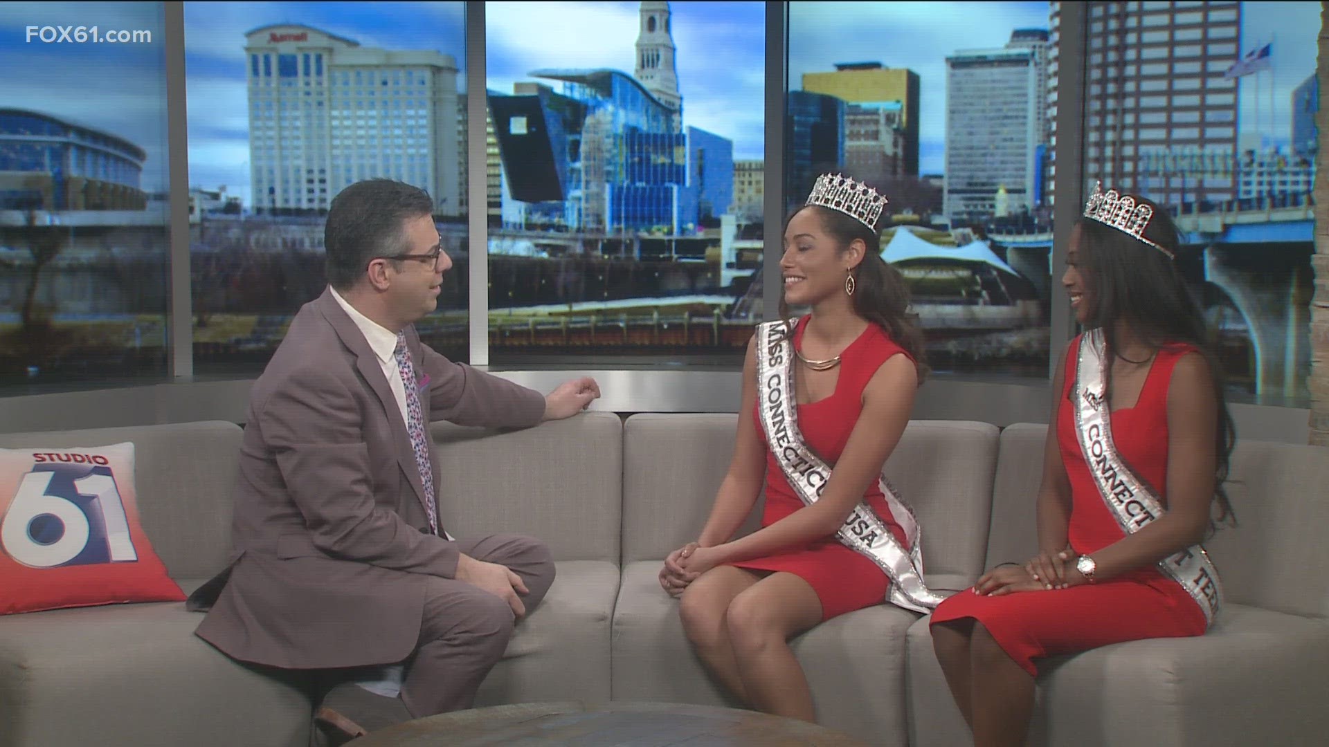 Miss Connecticut USA Karla Aponte Roque and Miss Connecticut Teen USA Jade Ferdinand visit FOX61 to share their experience.