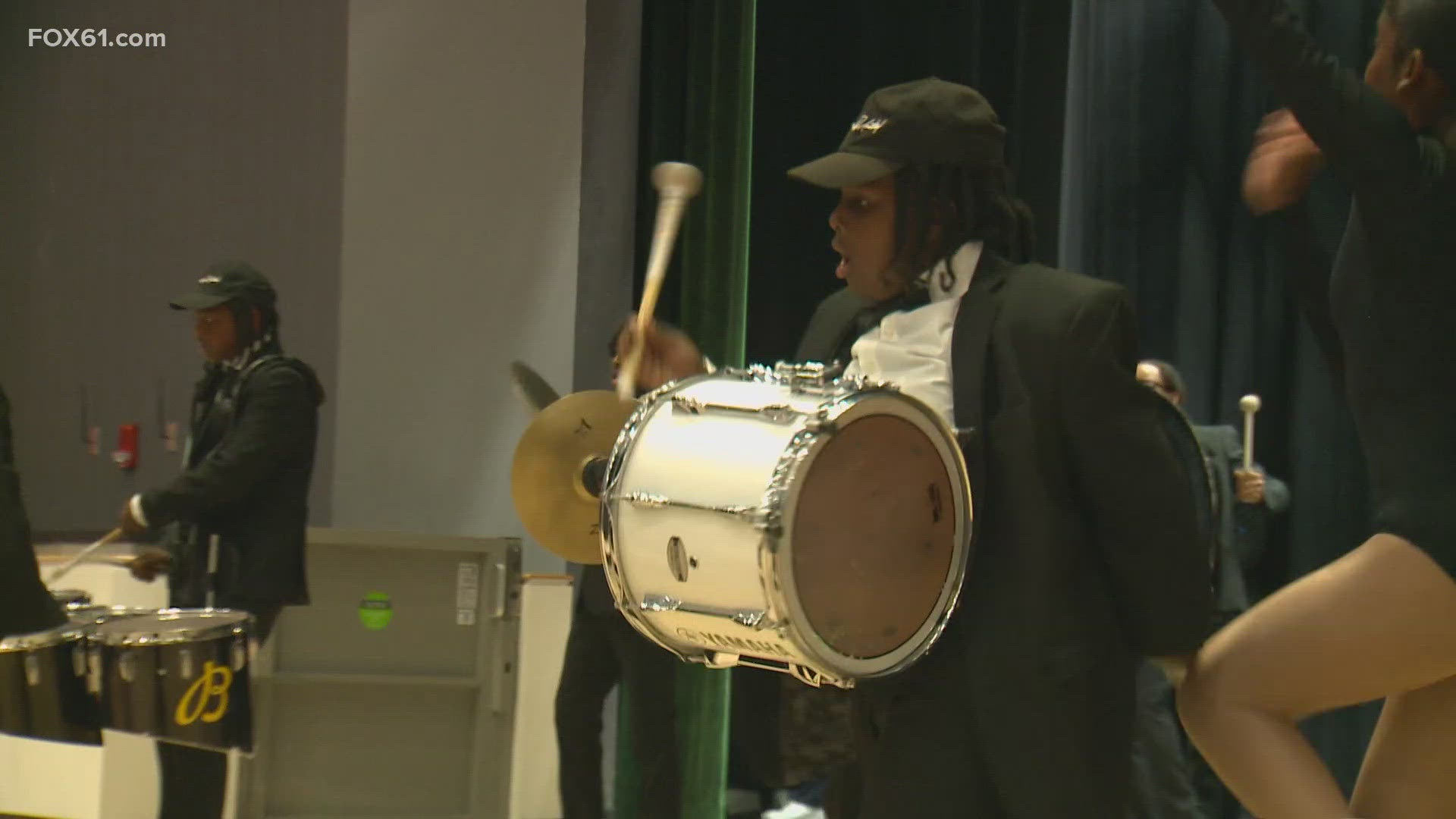 If you heard the drums in Hartford Saturday afternoon, they were pounding loud at Weaver High School to stomp the violence.