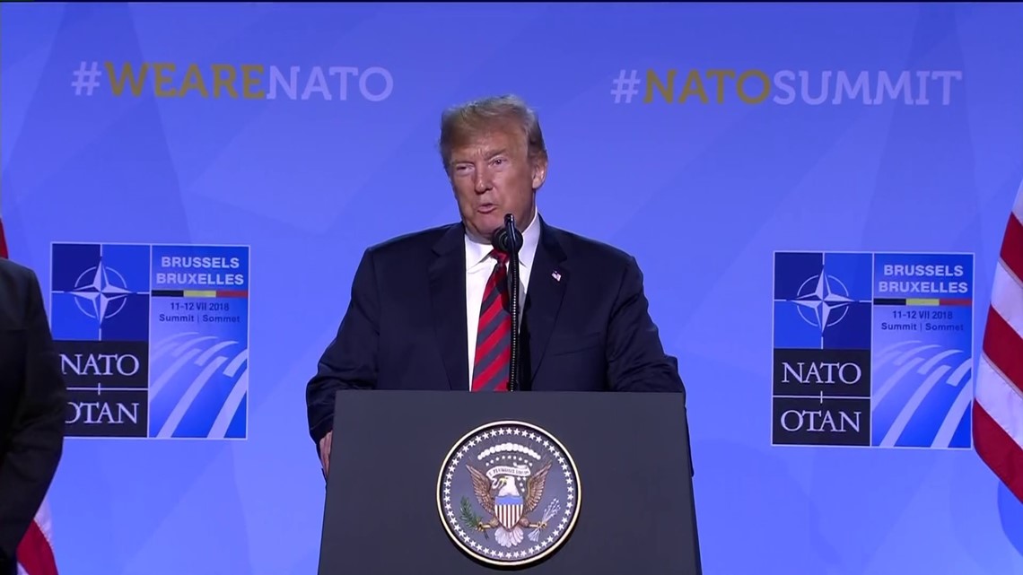Trump says NATO allies agreed to boost defense spending after his ...