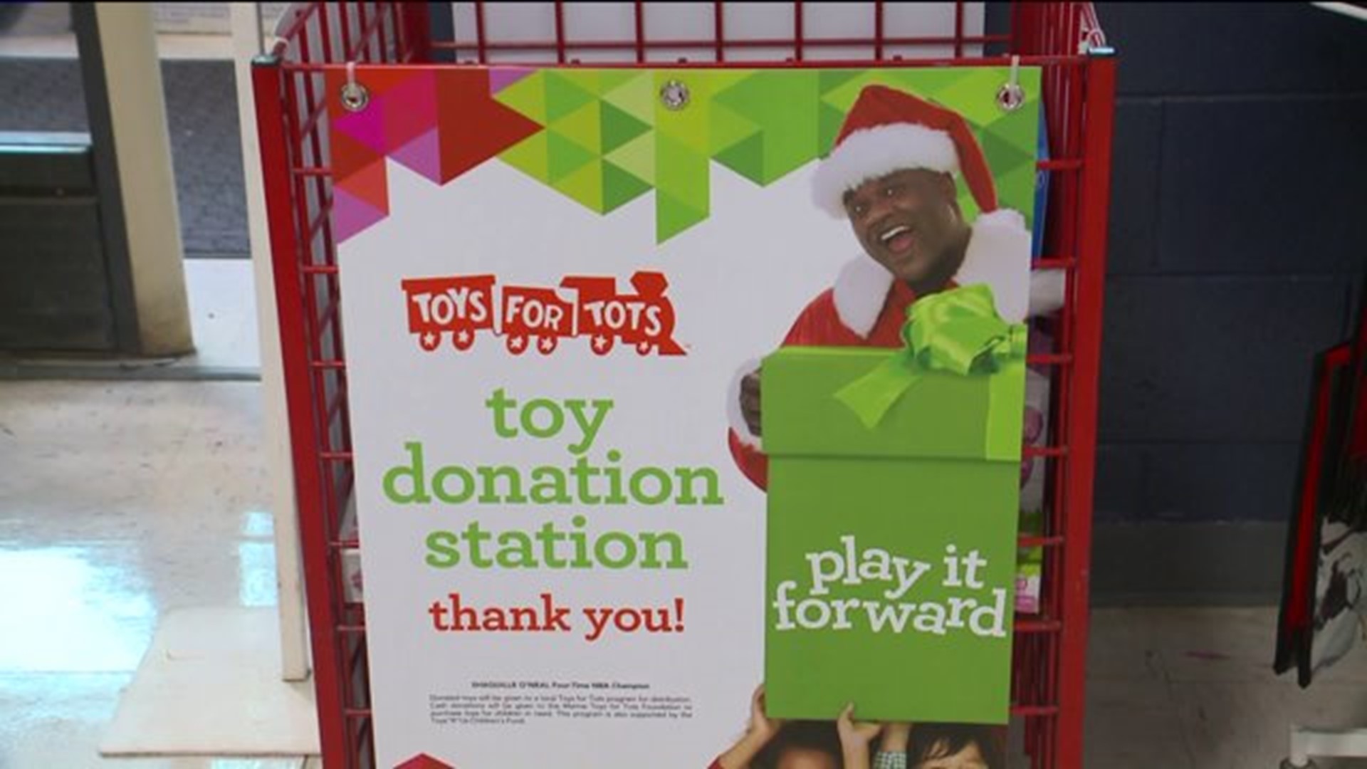 Marines help gather Toys for Tots