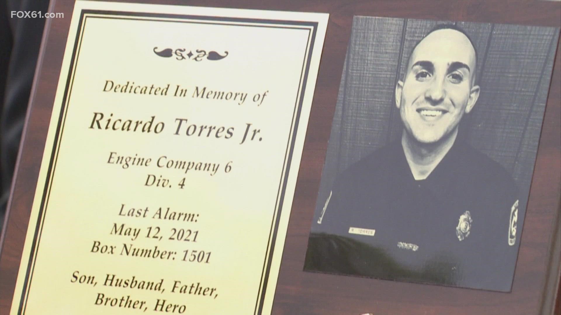 Ricardo Torres Jr. lost his life fighting a house fire
