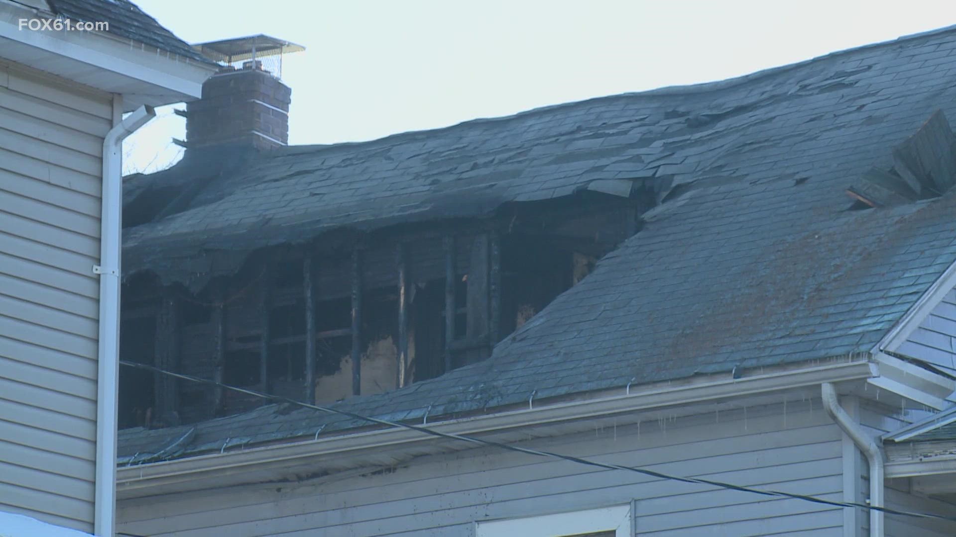 Firefighters believe the fire started on the first floor and worked its way up.