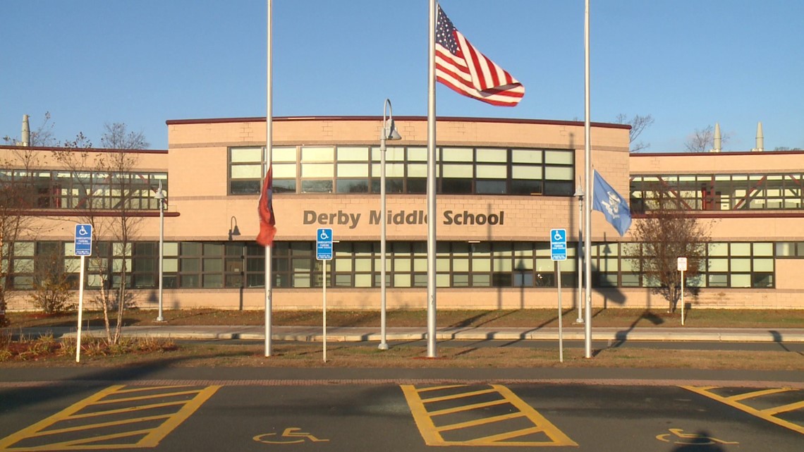 Derby Middle School closed today due to threat fox61