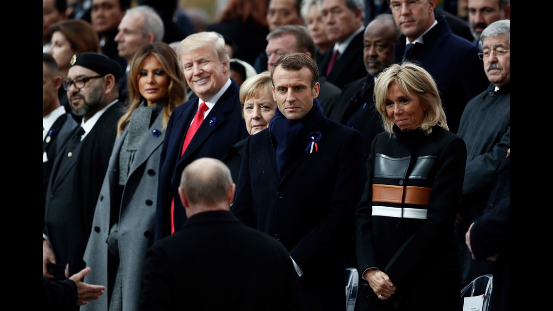 Trump Joins World Leaders To Mark 100 Years Since The End Of World War ...