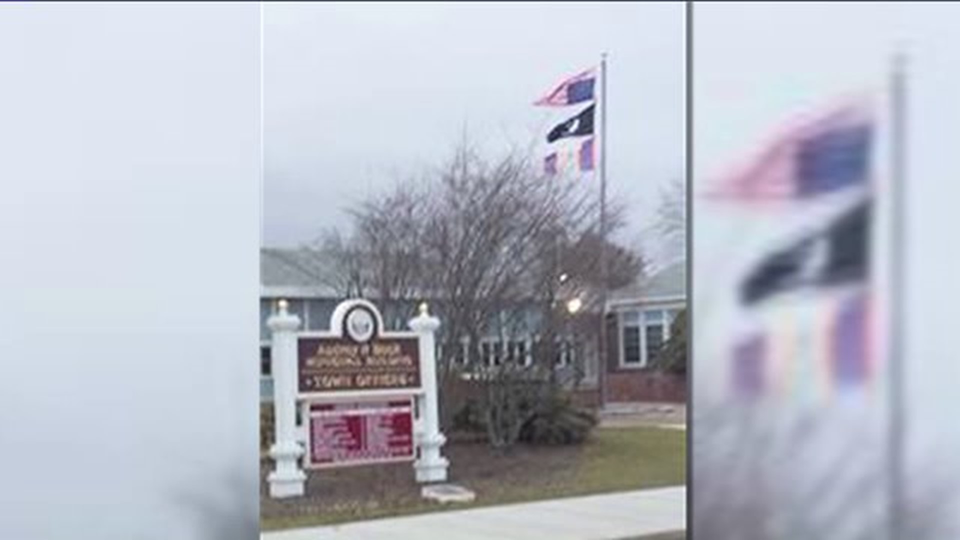 Controversy over upside down American flag in Mansfield
