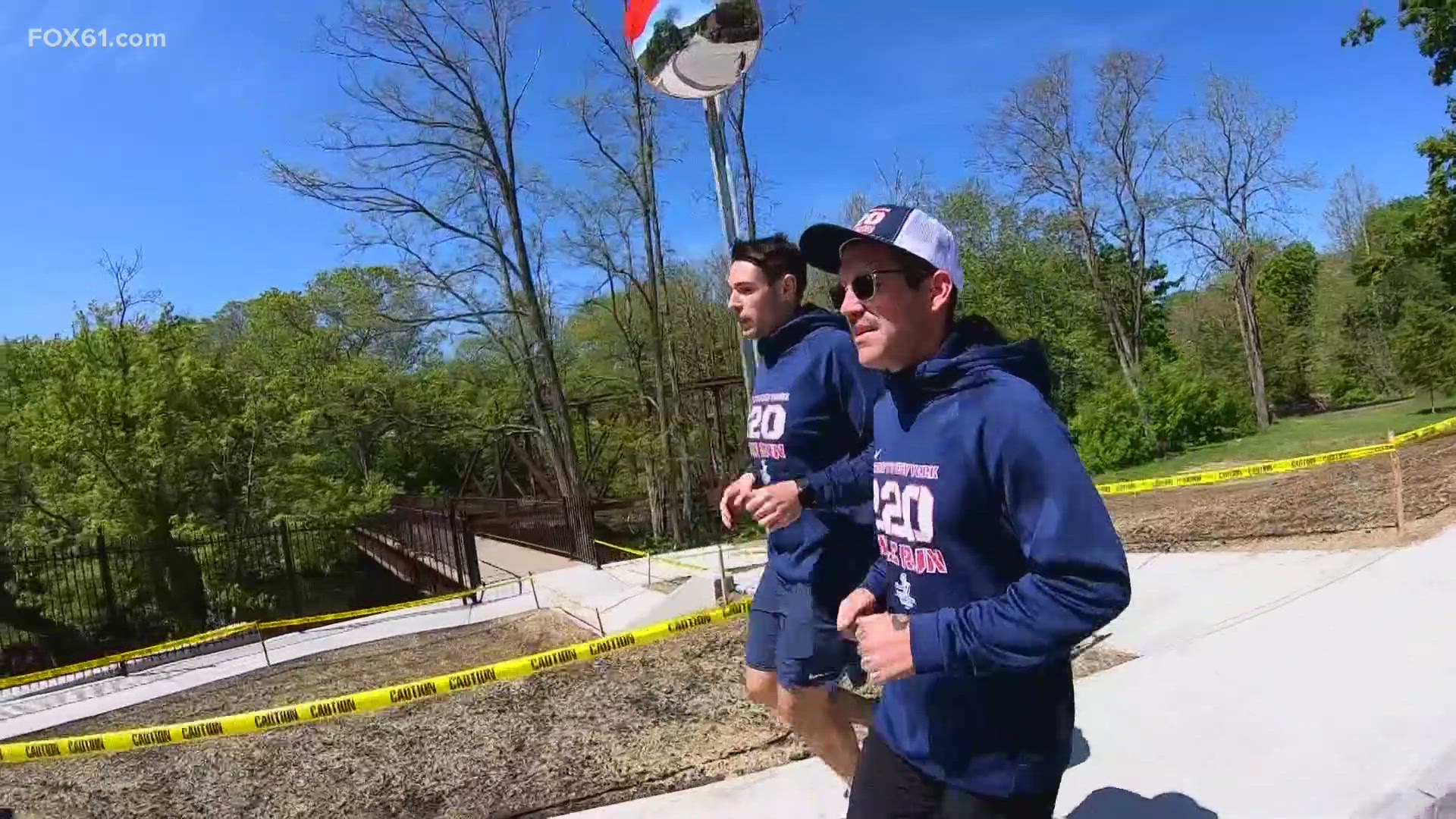 Two cousins are running from Boston to New York to support the Tunnel to Towers Foundation, raising money for veterans, first responders and Gold Star families.