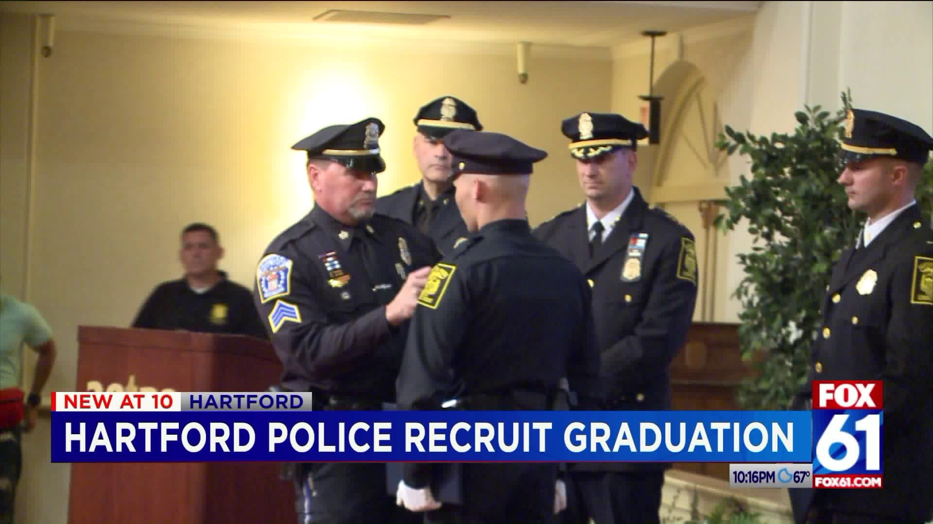Hartford police recruit graduation