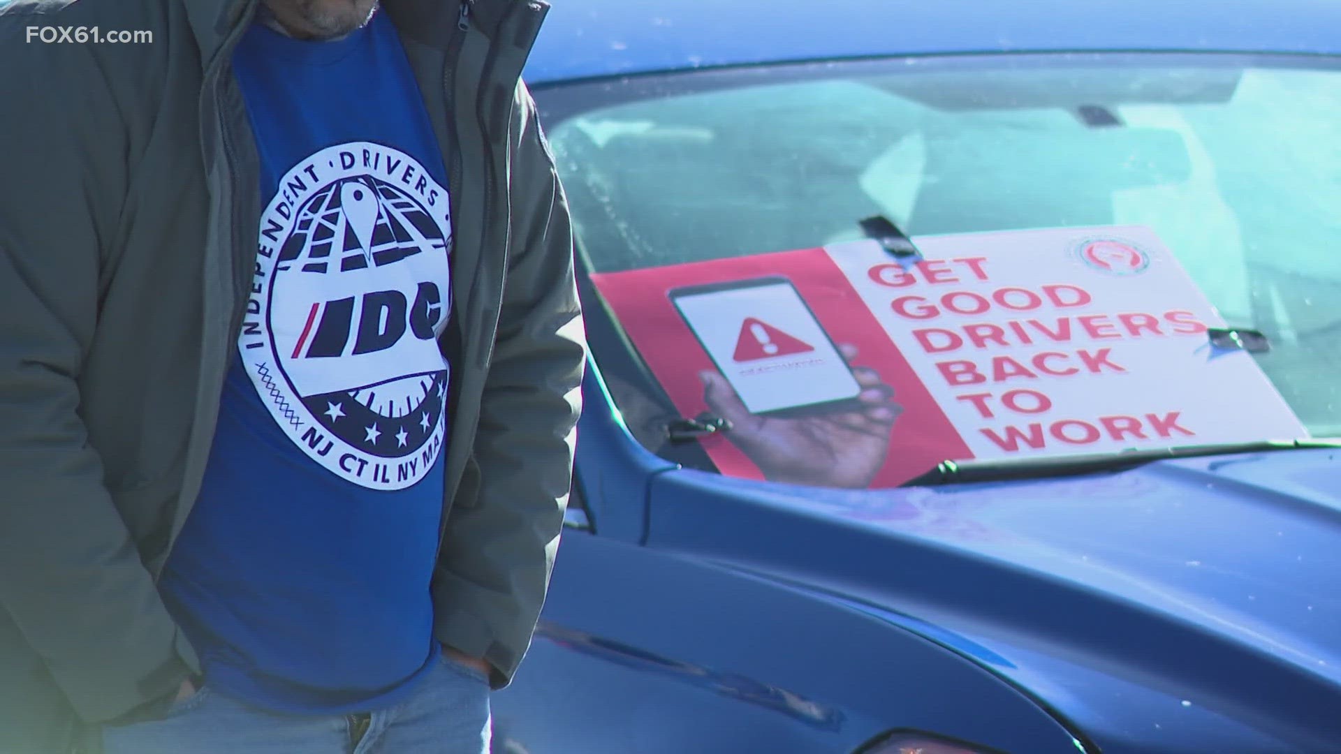 Rideshare drivers testified at the state capitol Tuesday in favor of a new bill to create protections for workers.