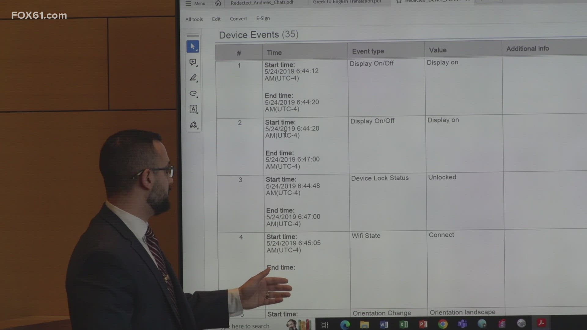 It was a day of technology in the Michelle Troconis trial, as forensic experts walked the jury through tracking GPS systems and text messages.