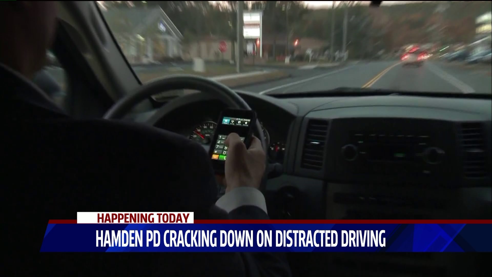 Police Around The State Cracking Down On Distracted Driving 