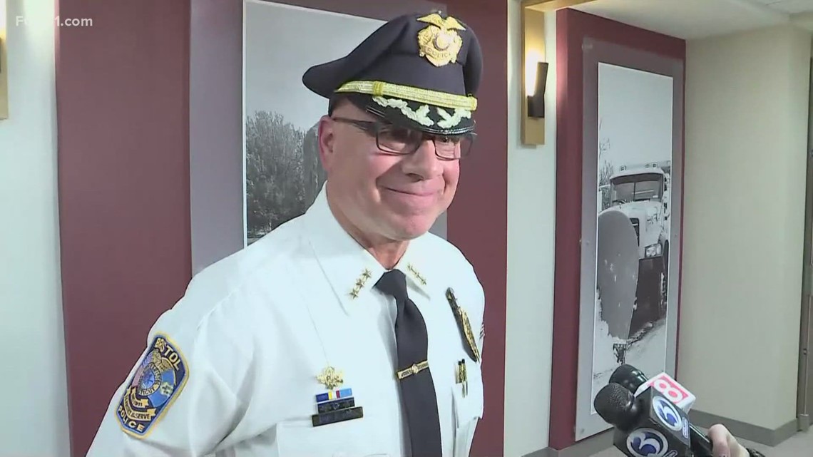 Brian Gould, retiring police chief, says goodbye to Bristol | fox61.com