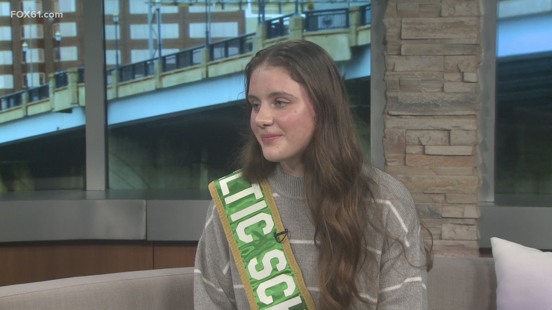 Anna Chomick, a senior at East Catholic High School, is this year's Celtic Scholar for the Greater Hartford St. Patrick's Day Parade.