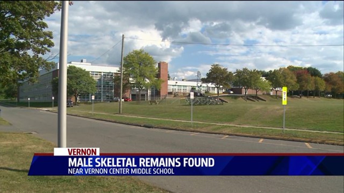 Male Skeletal Remains Found Near Vernon Center Middle School
