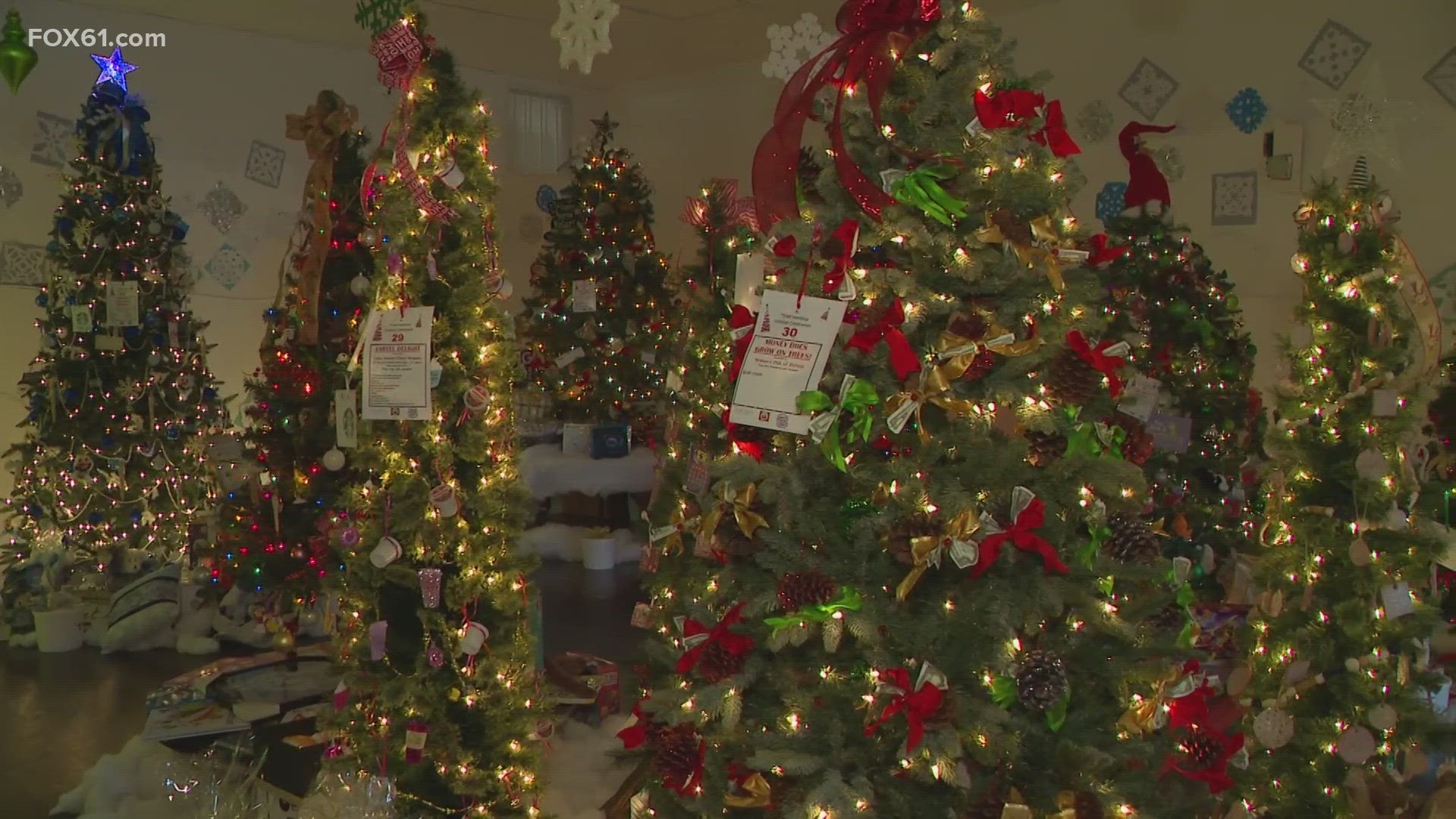 Enfield celebration helps raffle trees and wreathes for a cause