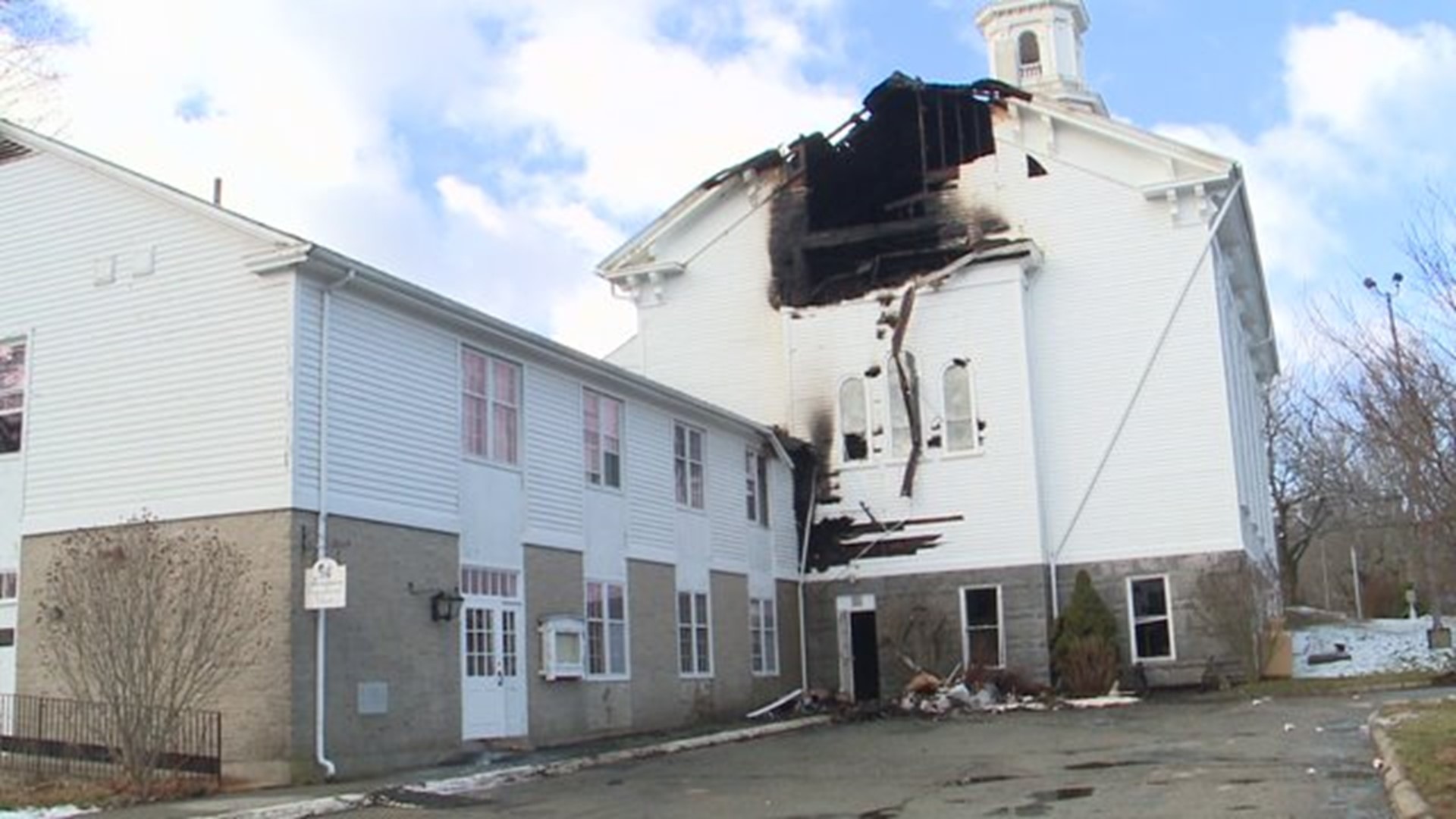 Congregation discusses heartbreak at destruction of Thompson historical church