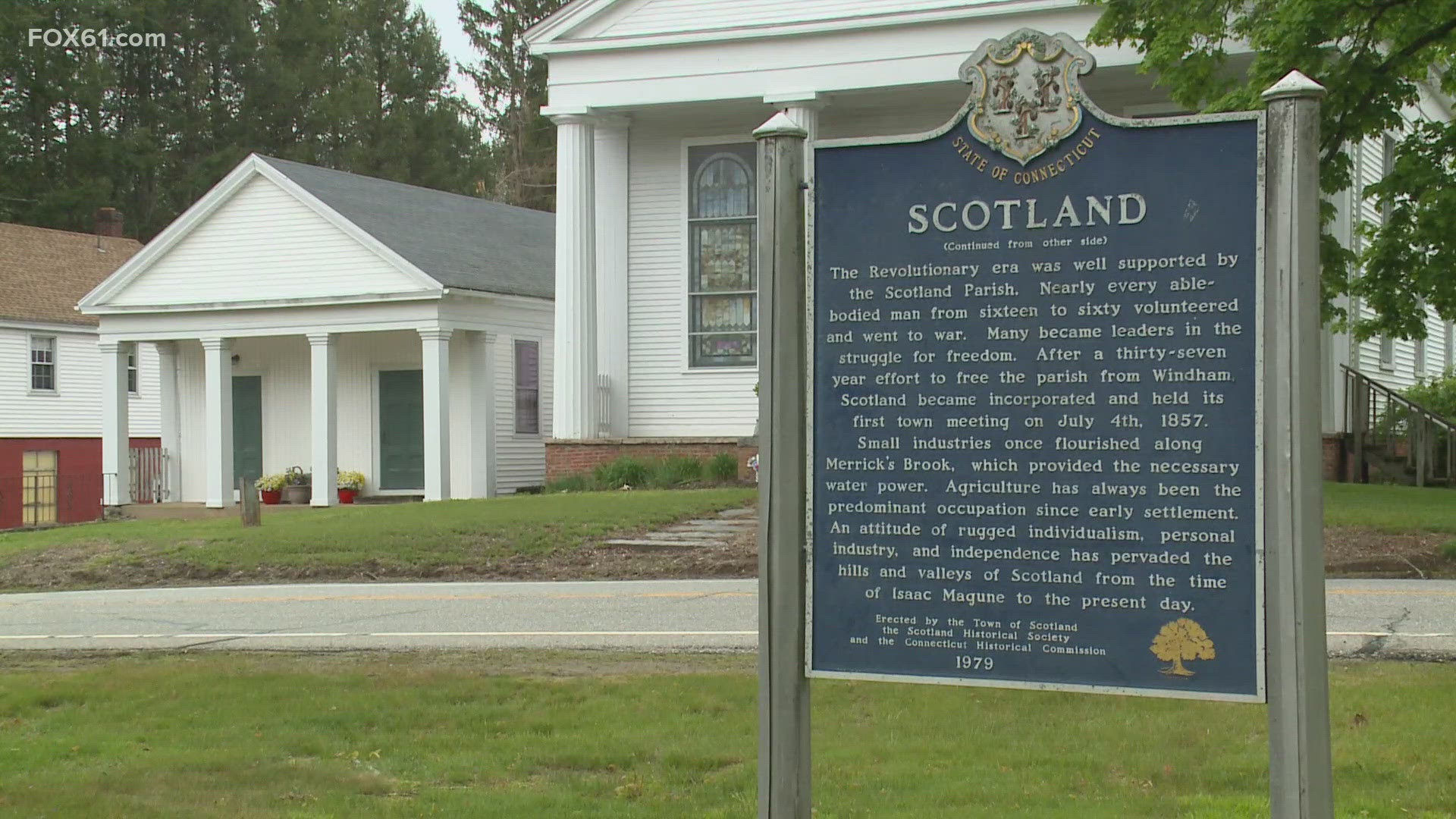 The town of Scotland has about 1,600 residents and six different zip codes. The town has been unsuccessful working with the postal service to change that.