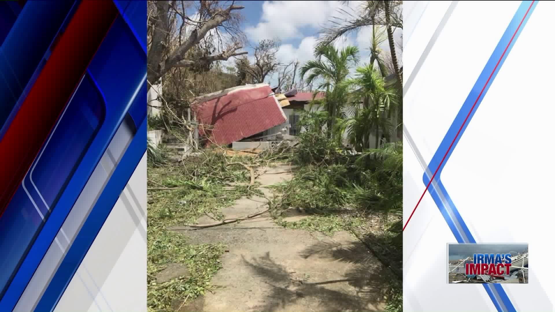 Irma`s aftermath in St. Thomas