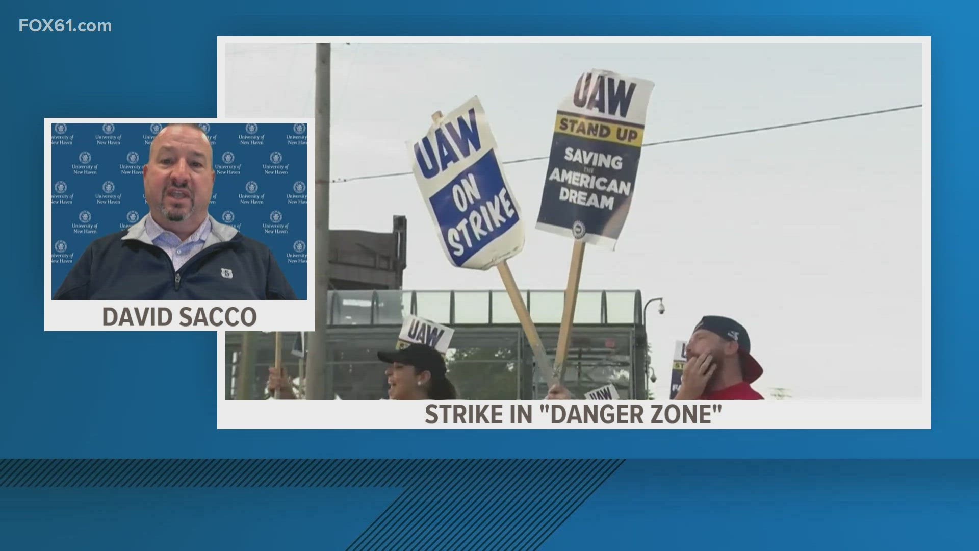 David Sacco, finance lecturer at the University of New Haven, discusses the economic impact of the UAW strike.