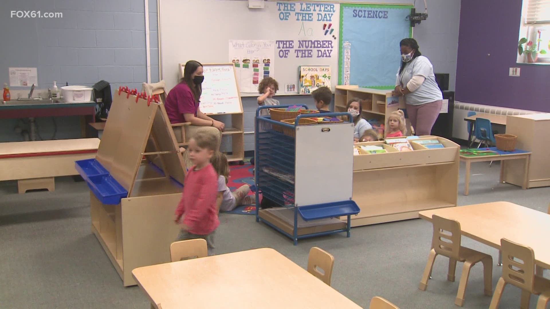 Teachers were potentially going to have to take the year off due to lack of childcare.