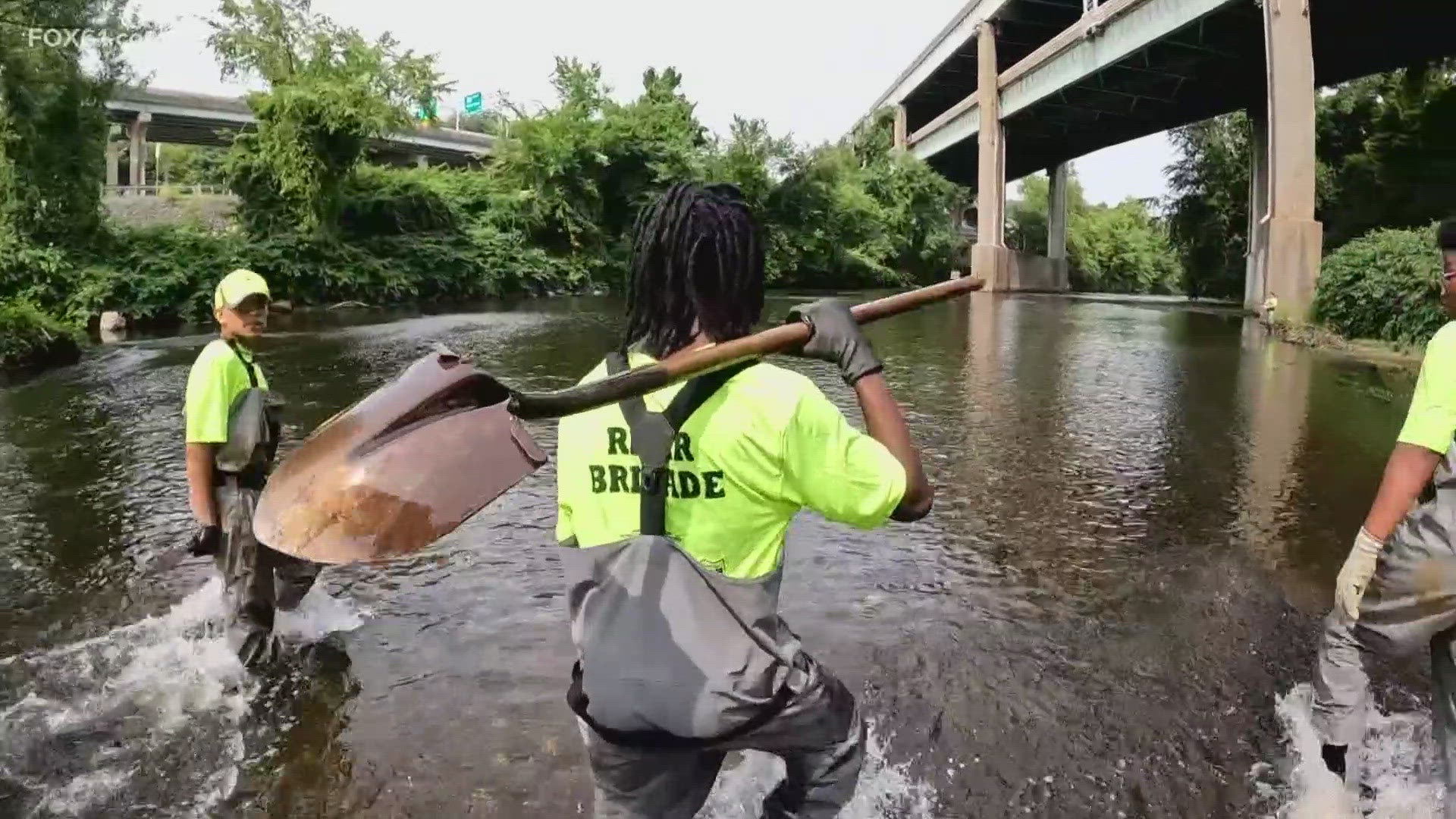 Every summer, the Waterbury Police Athletic League has a group of teenagers who spend part of their time off from school as part of the “River Brigade."