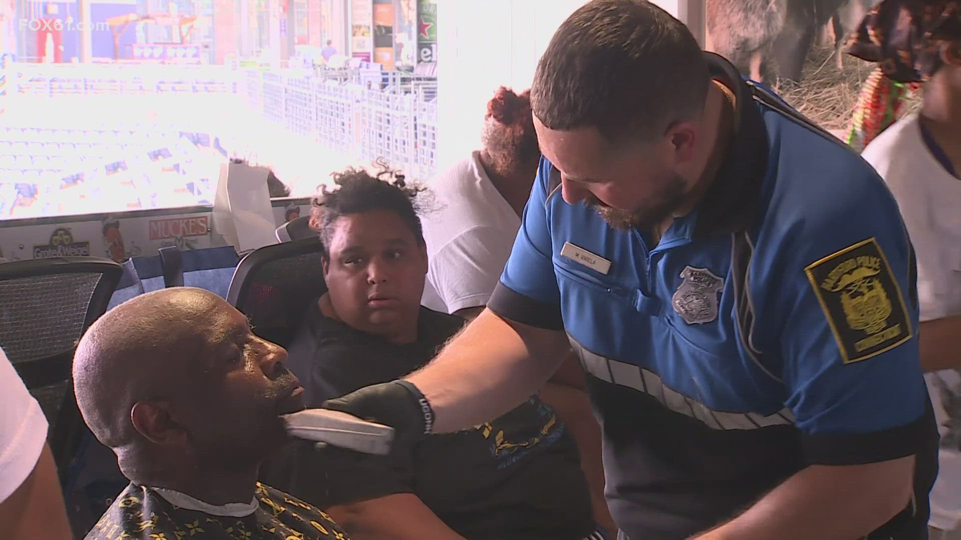 No Hair Left Behind event at Dunkin' Park gives free haircuts for