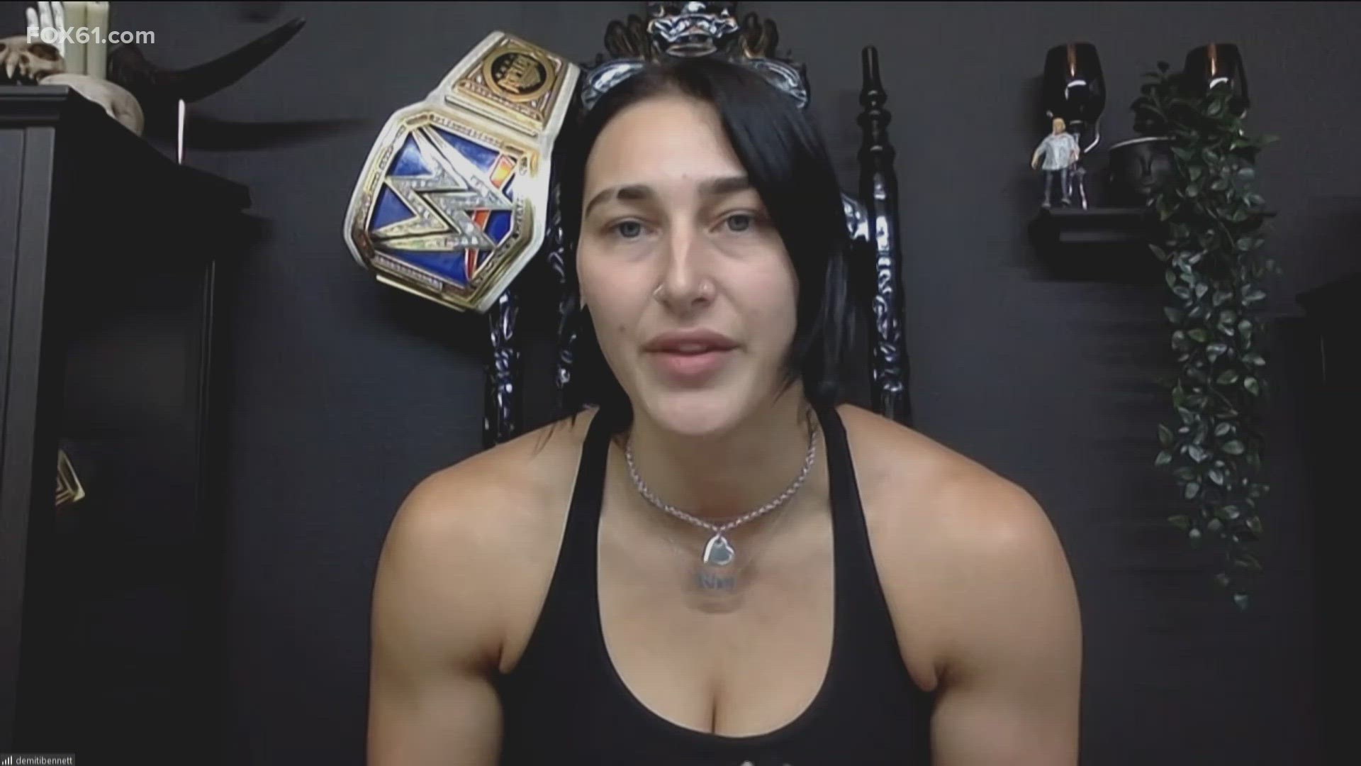WWE Superstar Rhea Ripley is new to Monday Night Raw, but is raring to go into the ring.