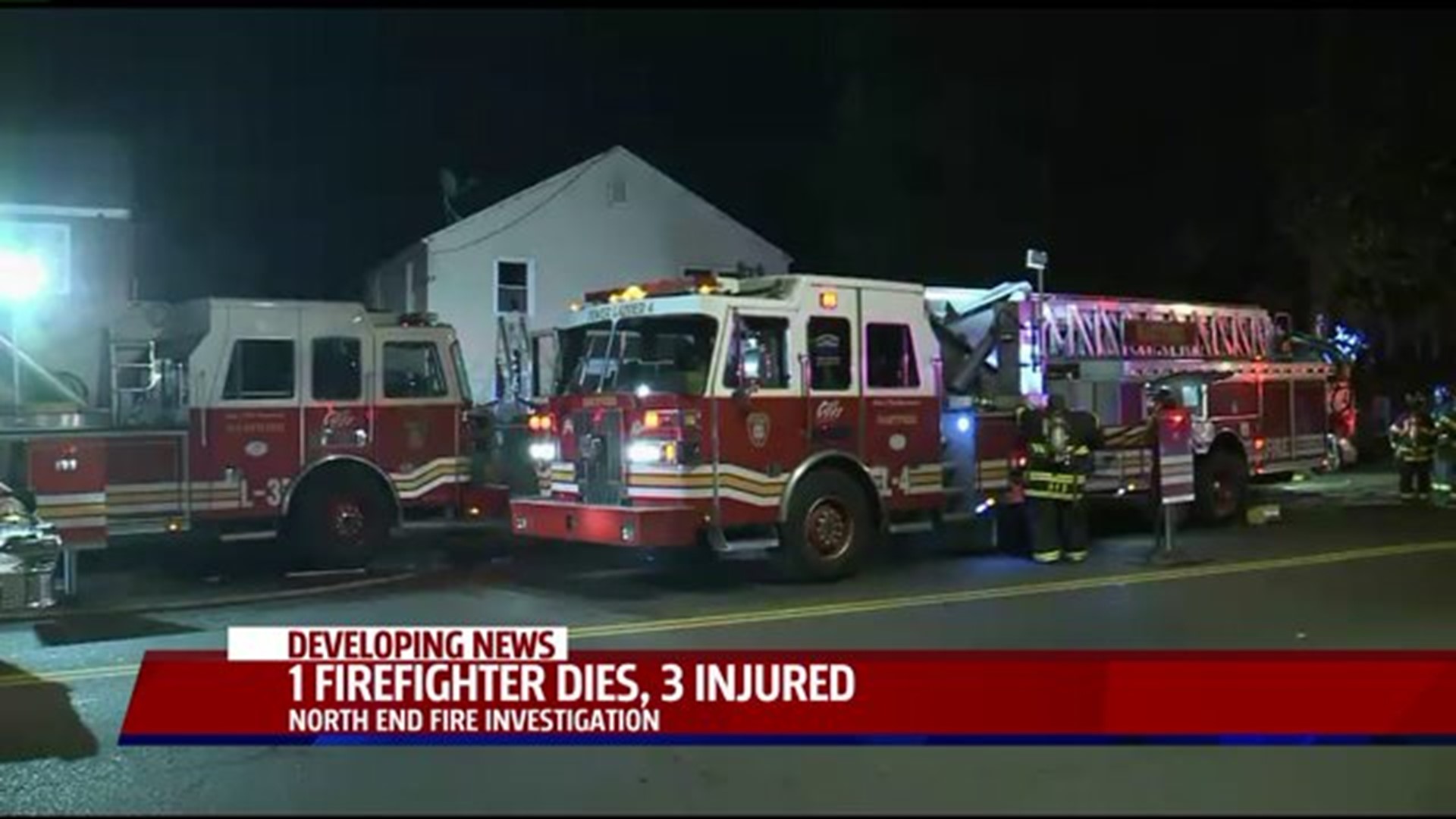 Hartford Firefighter Killed in Blaze