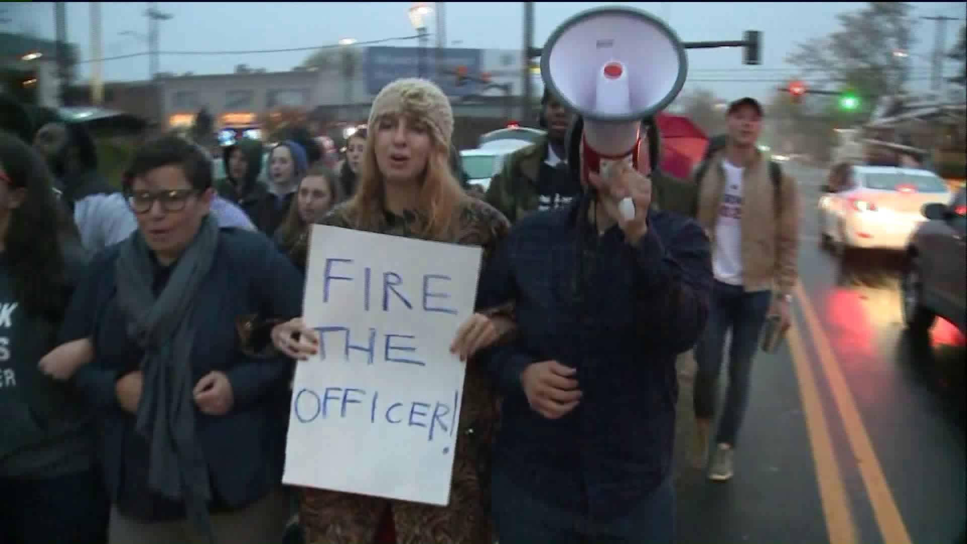 Hamden protesters demand the firing of Devin Eaton