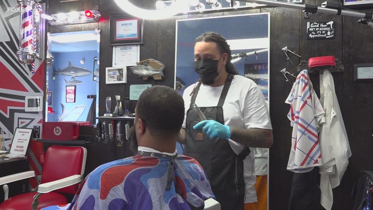 Local barbershops, salons create safe spaces for trans people with help from 'Strands for Trans'
