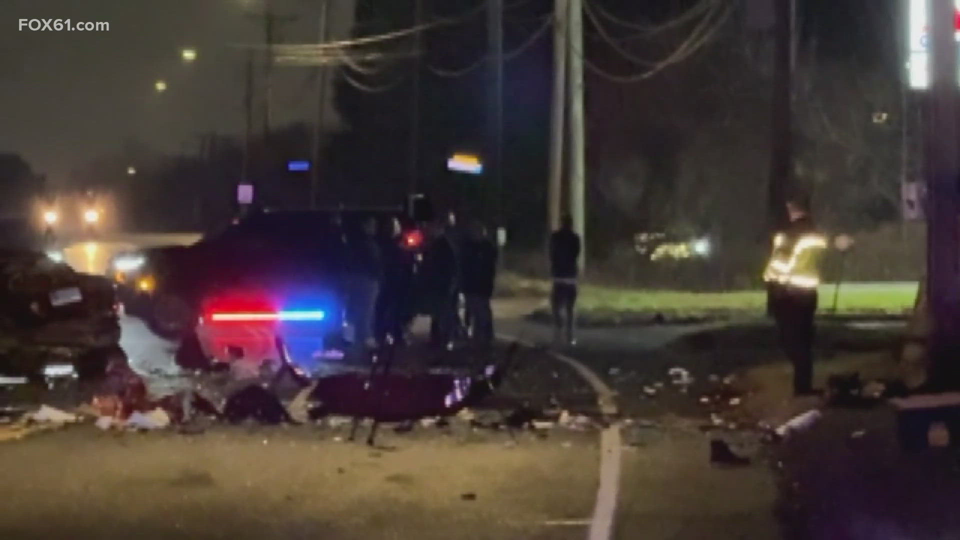 5 hospitalized after 3-vehicle crash in Newington, police say | fox61.com